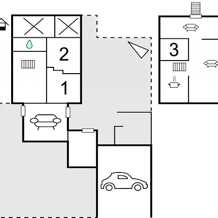 Three-bedroom Holiday In Otterup
